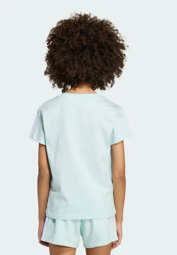 Футболка с принтом Essentials tee Adidas Performance, цвет хало-мятный белый — фото 2