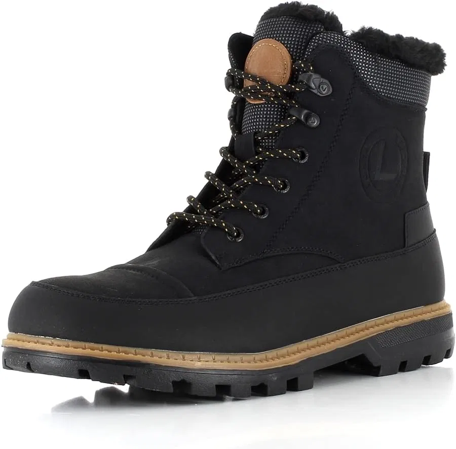 Ботинки Luhta Reilu Mr Fashion and Warm Mens Winter Boots Winter Shoes, Black — фото 3