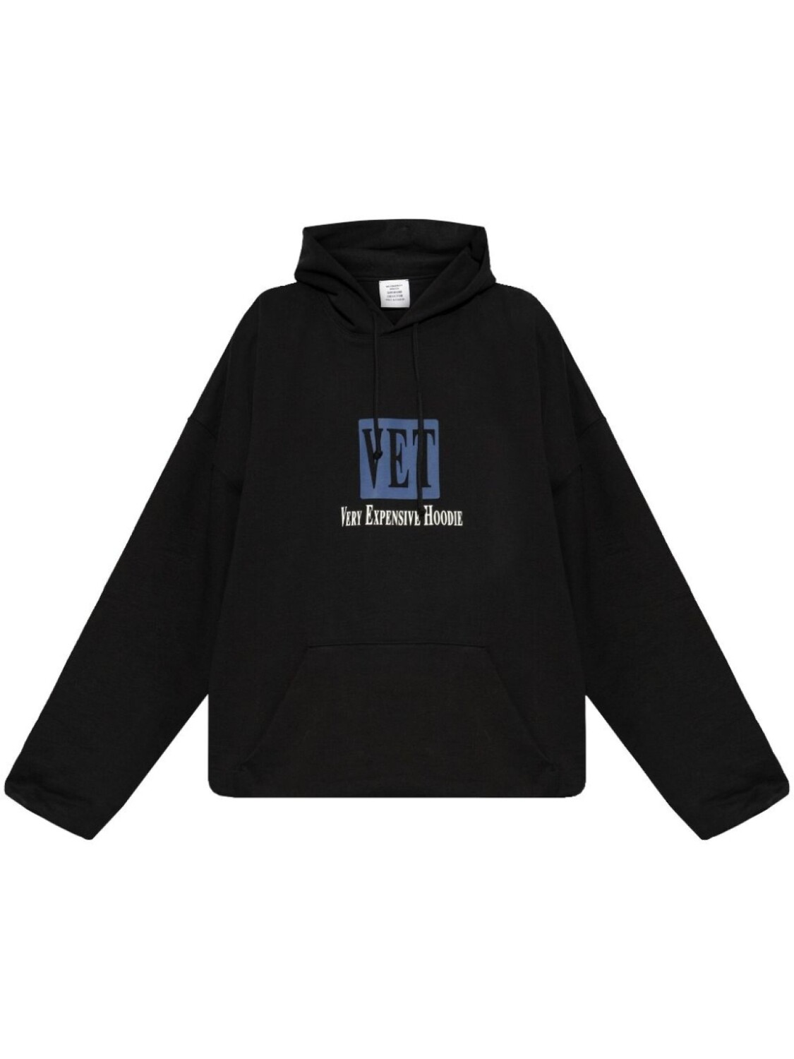 

Толстовка с логотипом VETEMENTS, черный
