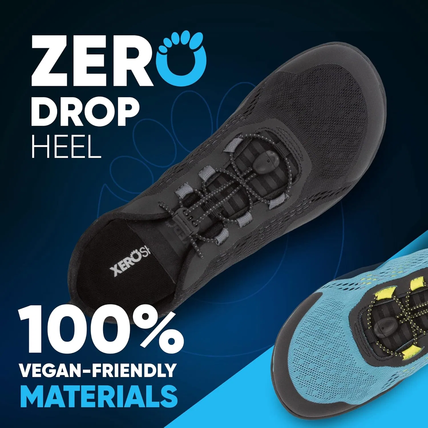 Мужские водные кроссовки Xero Shoes Aqua X Sport - легкие кроссовки с нулевым перепадом высоты подошвы, Black — фото 3