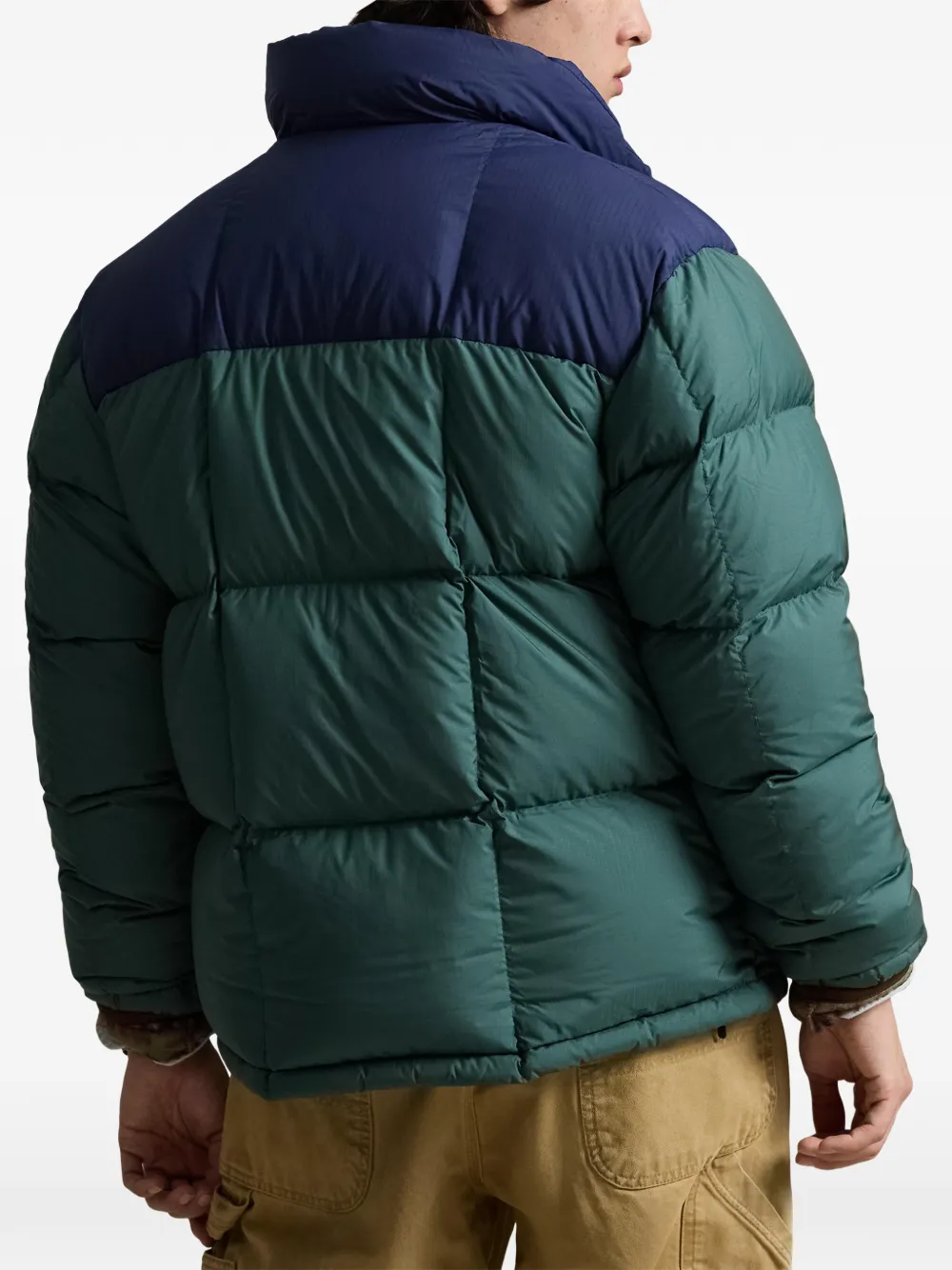 Куртка из рипстопа с контрастными вставками Polo Ralph Lauren, зеленый — фото 4