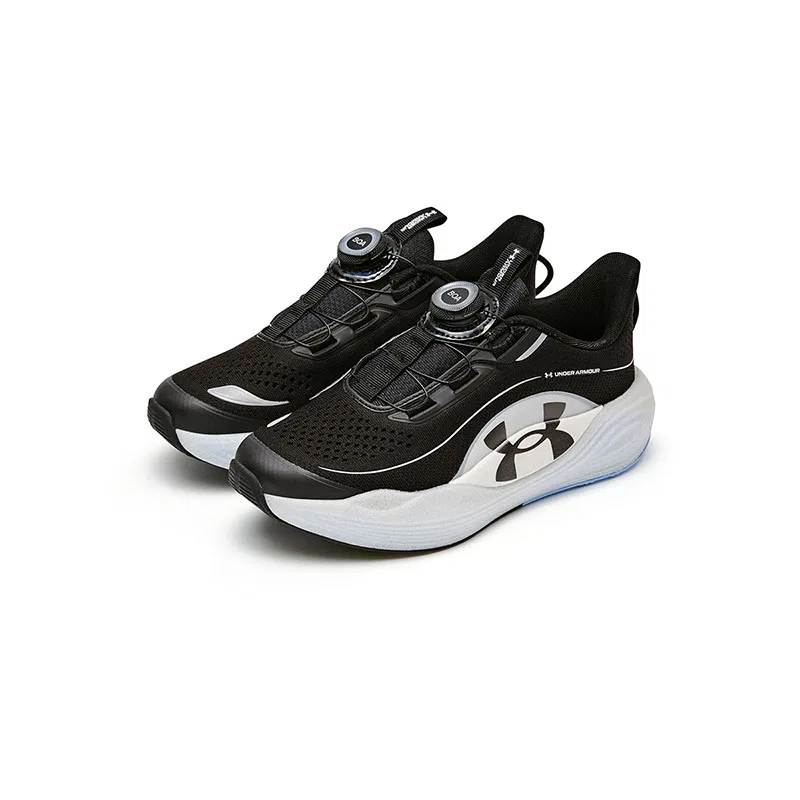 Детские кроссовки Urban Outdoors Kids' Running Shoes Under Armour, Black/Light Blue — фото 3