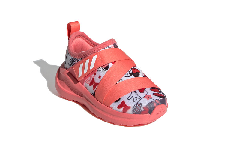 Кроссовки Disney X adidas Fortarun Toddler Shoes TD Mid-top Pink/White/Black — фото 3