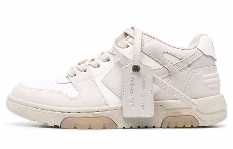Кроссовки OFF-WHITE Out Of Office "OOO" Low Nude White Women's
