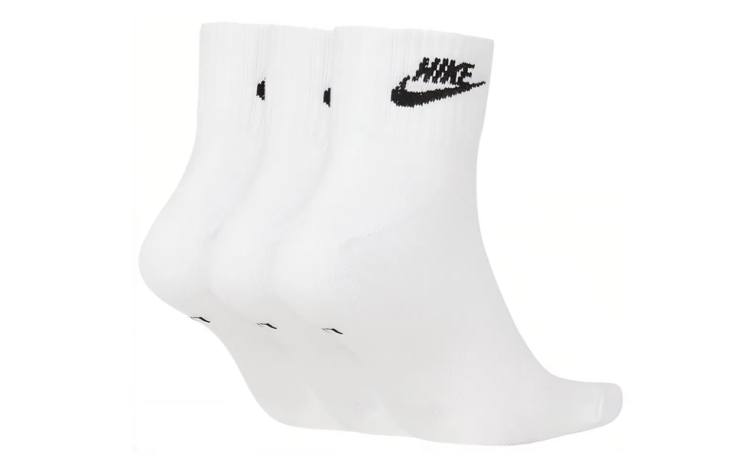 Носки Nike Unisex Crew Socks 3-Pack белые — фото 2