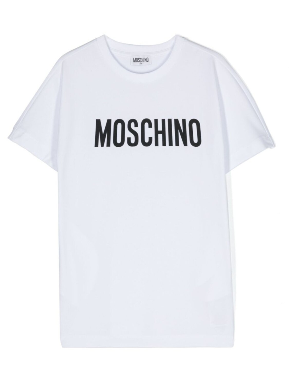 

Moschino Kids платье-футболка с логотипом, белый