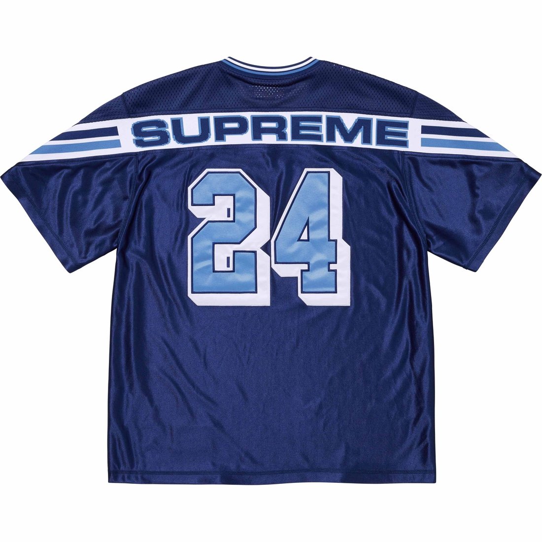 Футболка Jacquard Rib Football Jersey Supreme, синий/темно-синий