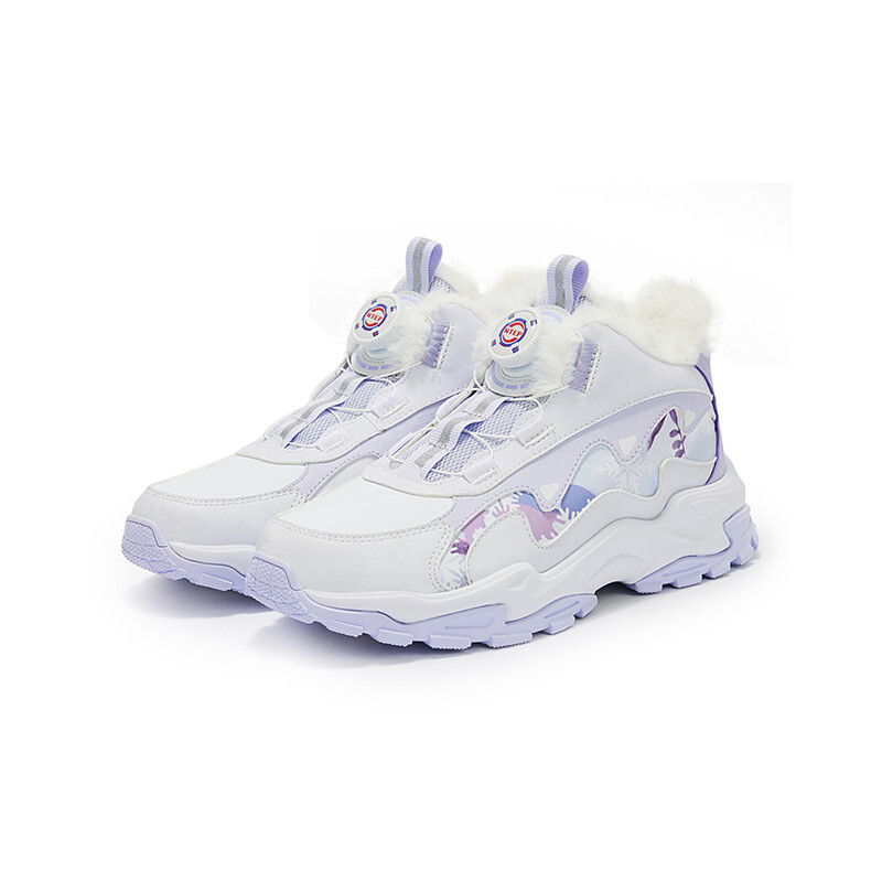Кроссовки XTEP Kids Lifestyle Shoes GS Mid-top New White/snow Cyan, голубой — фото 2