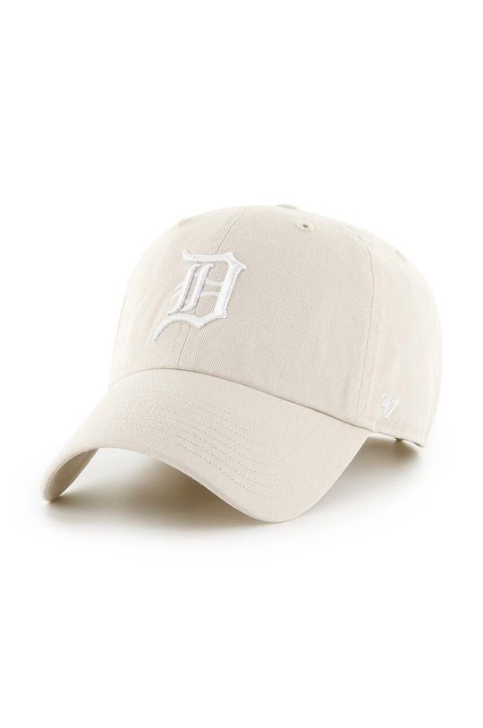 

Хлопковая бейсболка MLB Detroit Tigers 47brand, бежевый