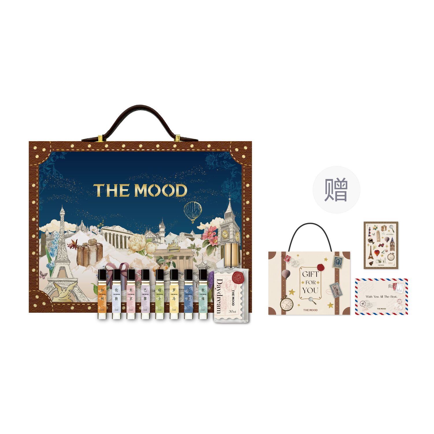 Global Traveler Calendar Box туалетная вода цветочно-фруктовый аккорд THE MOOD — фото 2