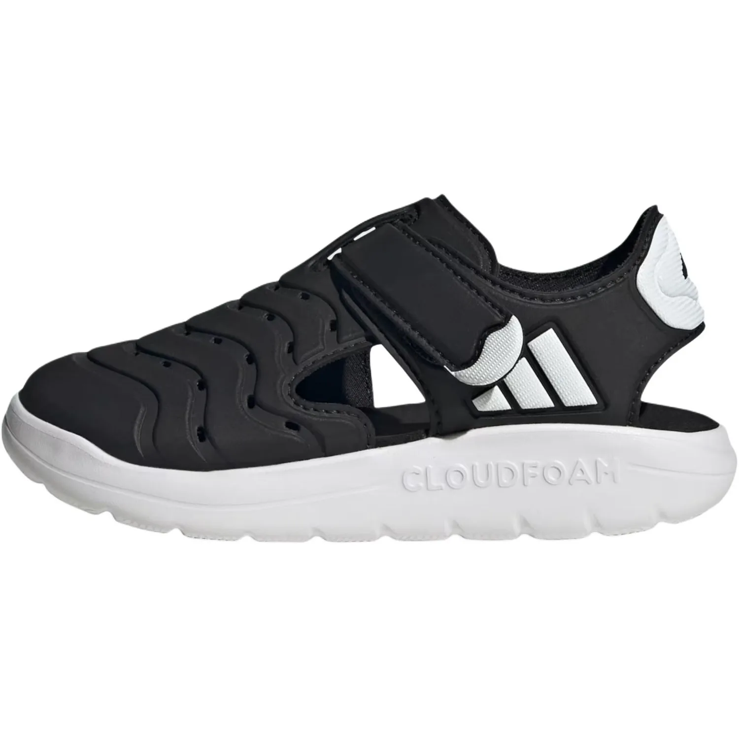 Adidas Детские водные сандалии Black White Kids'