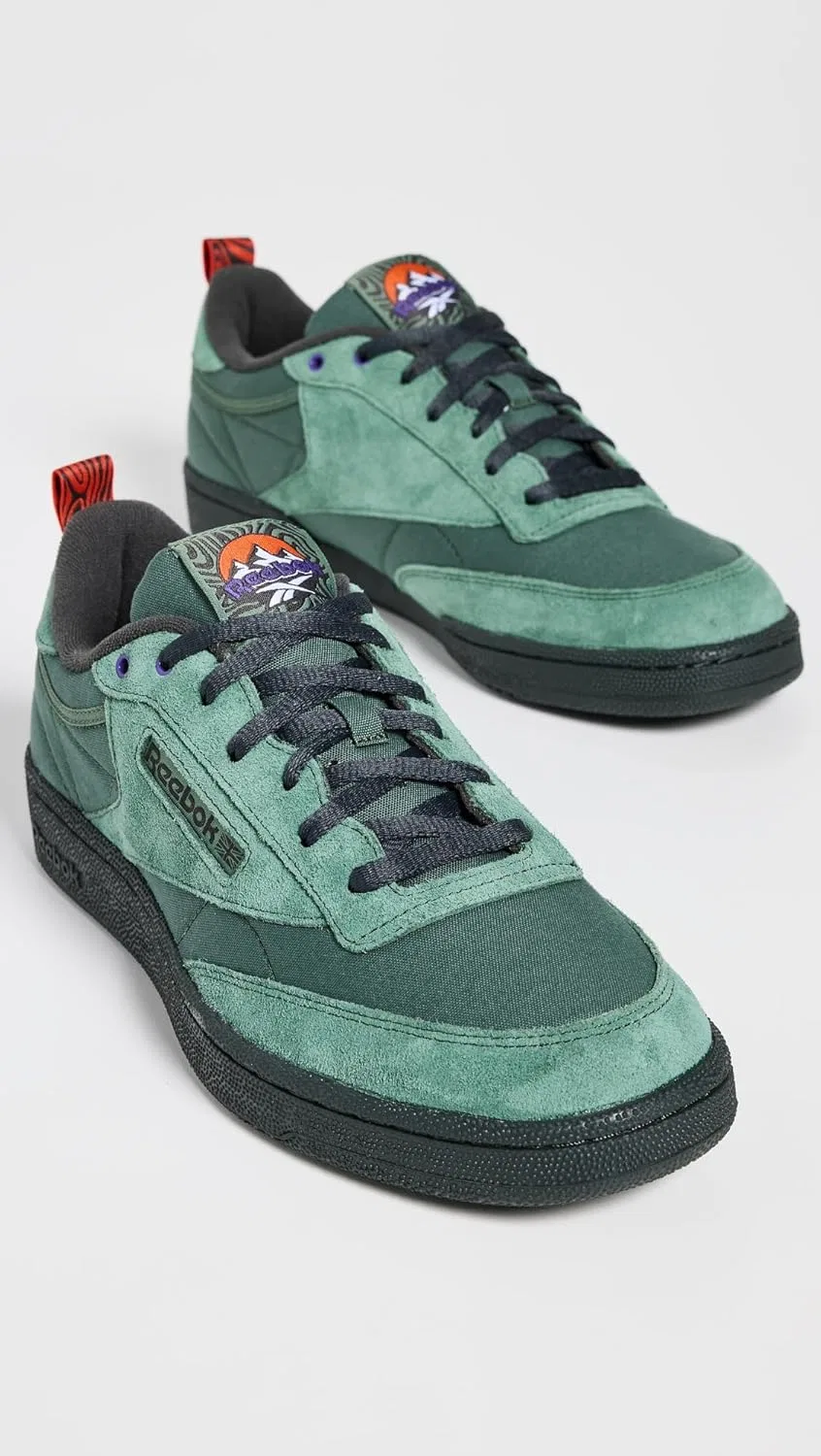 Женские кроссовки Reebok Classic Harman Run, Escape Green Grey 6 Pump Orange — фото 4