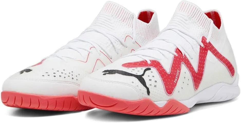 Унисекс кроссовки для легкой атлетики PUMA Future Ultimate Court, белый/черный