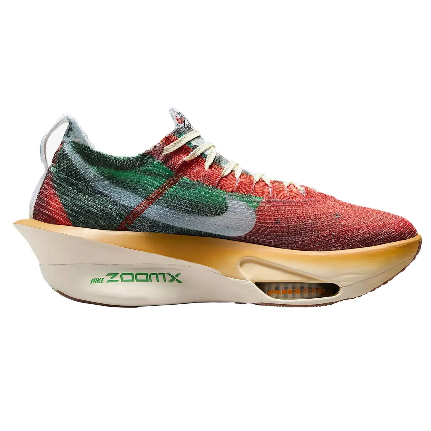 Nike Мужские кроссовки Air Zoom Alphafly 3 Premium в расцветке Multi-Color/clear-Starfish-Aloe Verde — фото 2