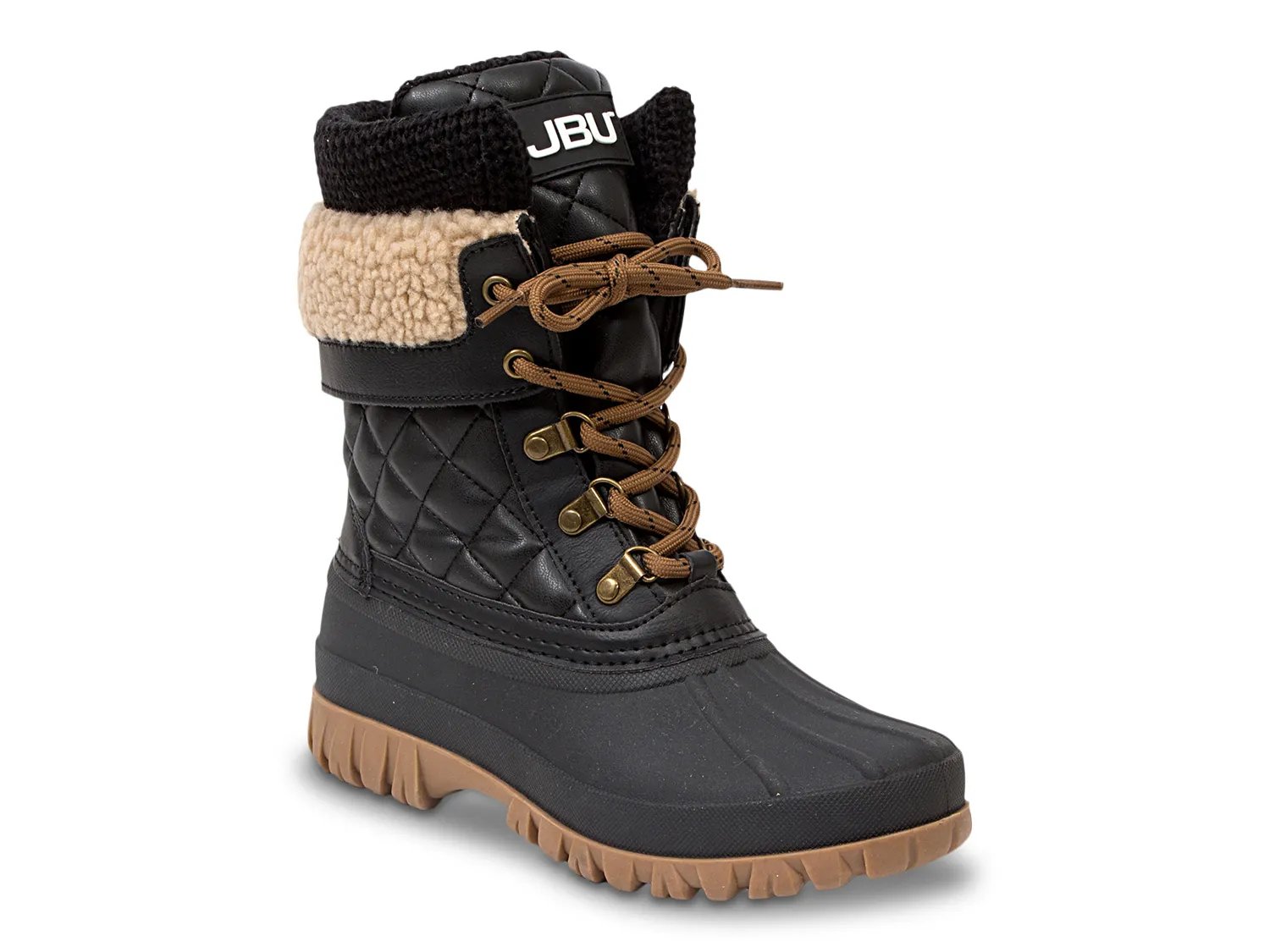 Ботинки JBU by Jambu Creek Quilt Duck Boot, Black/Tan