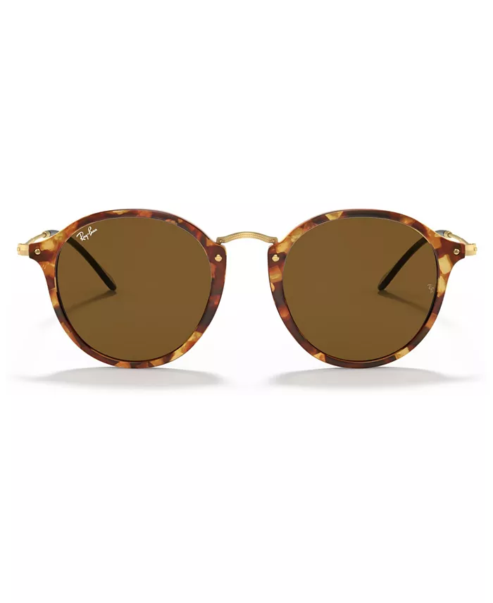 

Солнцезащитные очки, RB2447 ROUND FLECK Ray-Ban, коричневый