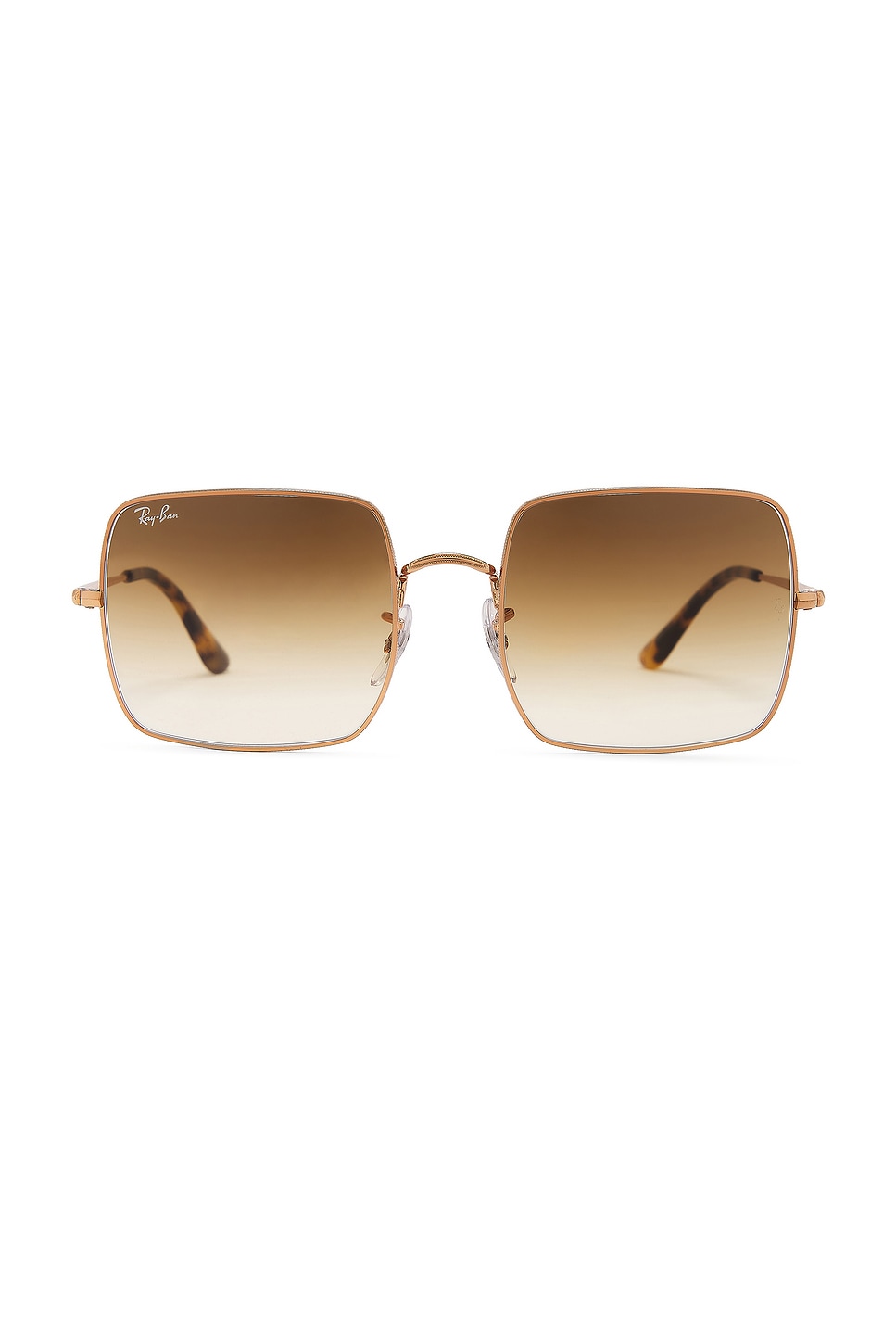 

Квадратные солнцезащитные очки Ray-Ban, rose gold