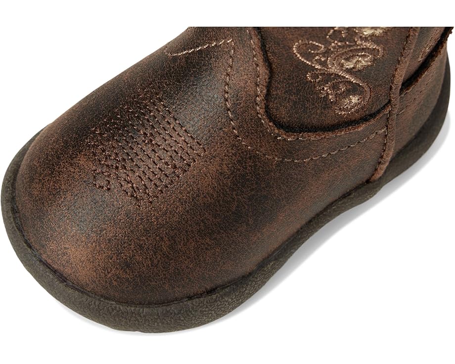 Детские ботинки Roper Kids Cowbabies Bailey (Infant/Toddler), Vintage Brown Faux Leather Upper — фото 2