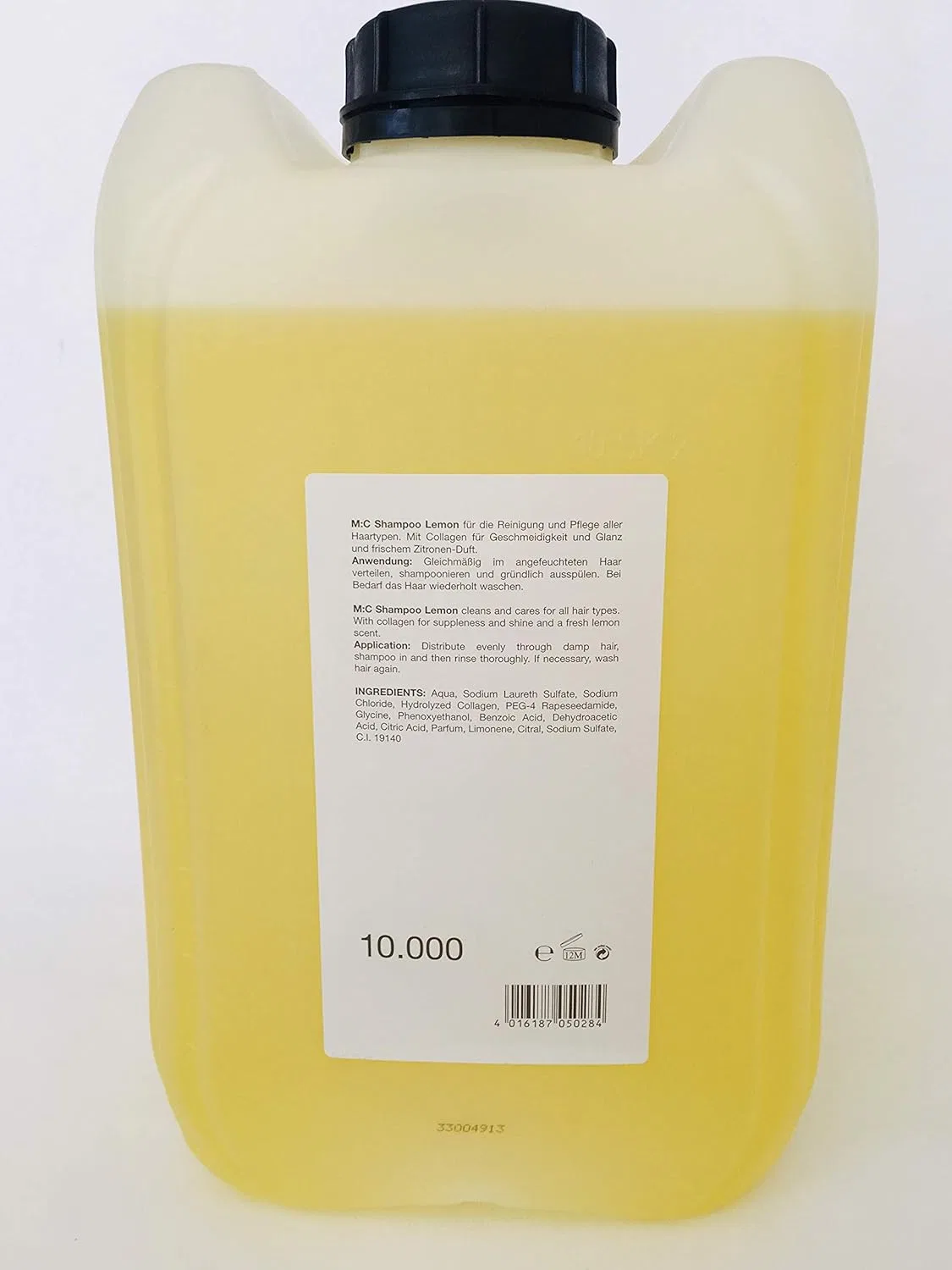 Профессиональный шампунь M:C Lemon с коллагеном, 10 л Mc
