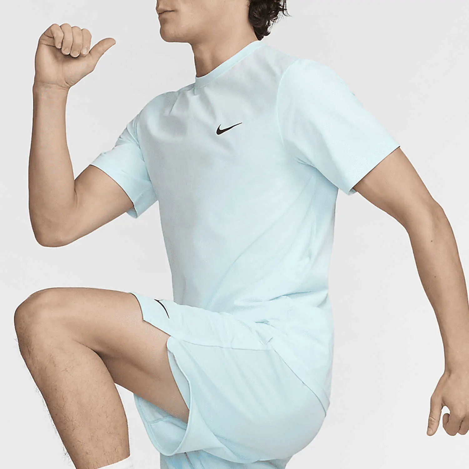 Nike Футболка мужская мятно-голубая — фото 3