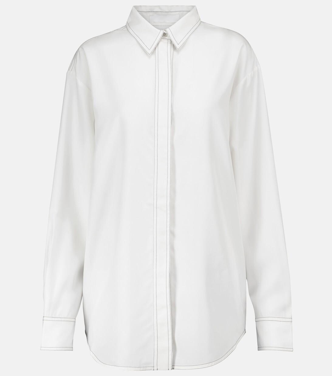 

Шелковая рубашка Release 07 WARDROBE.NYC, белый