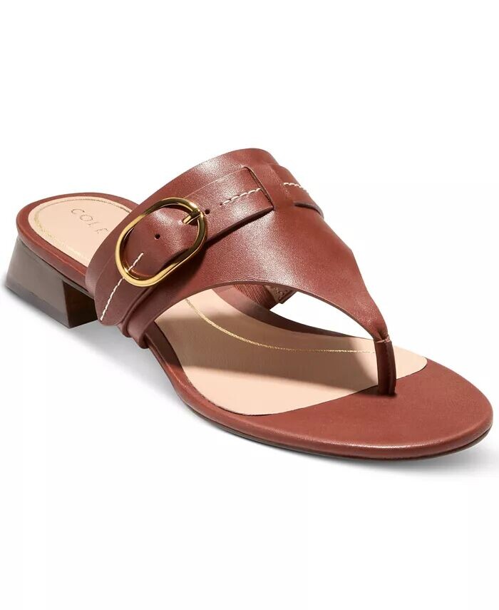 Женские сандалии Gayle Thong Flat Cole Haan, коричневый/бежевый