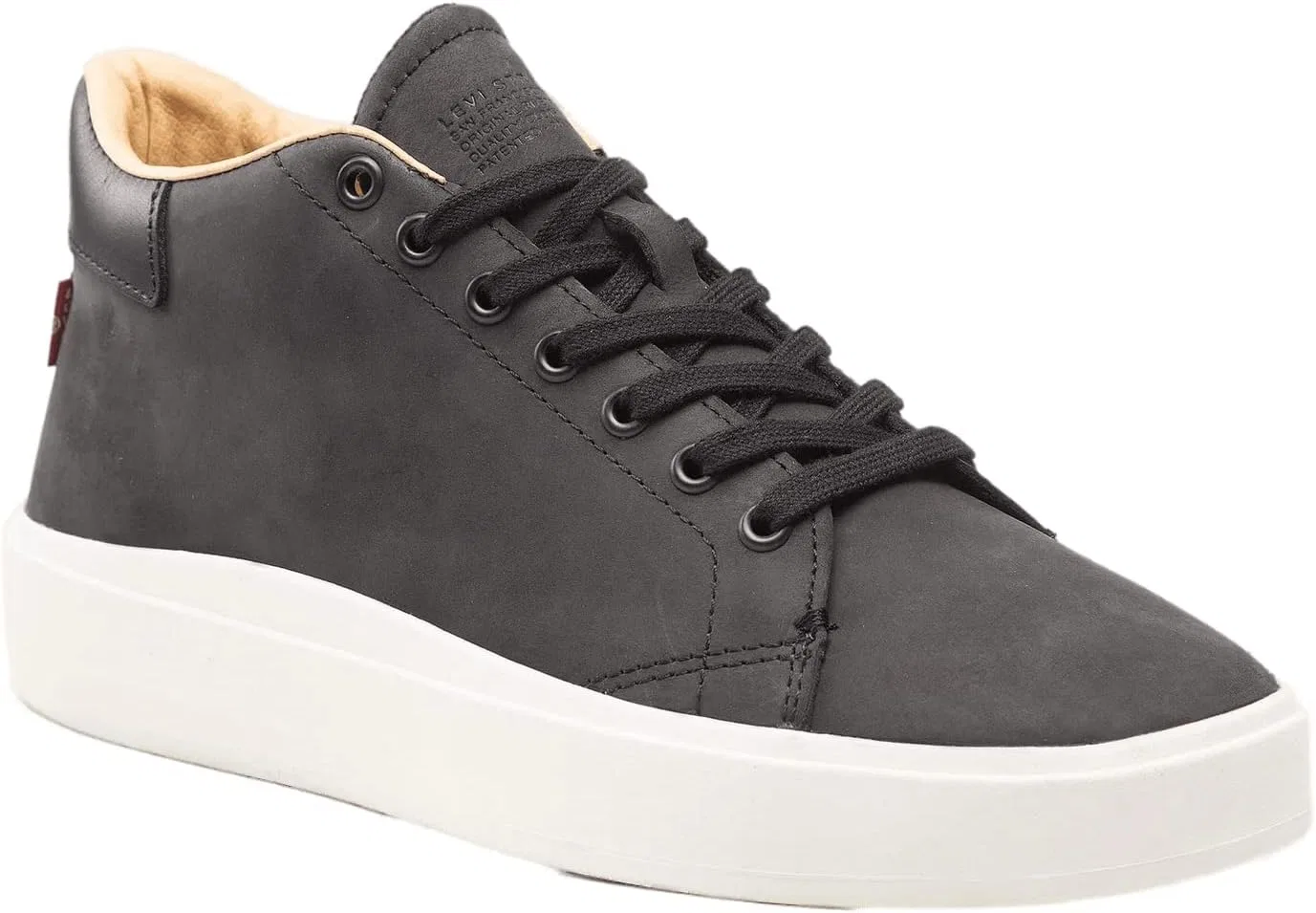 Кроссовки Levi's Herren Gibbs Mid, Regular Black — фото 2