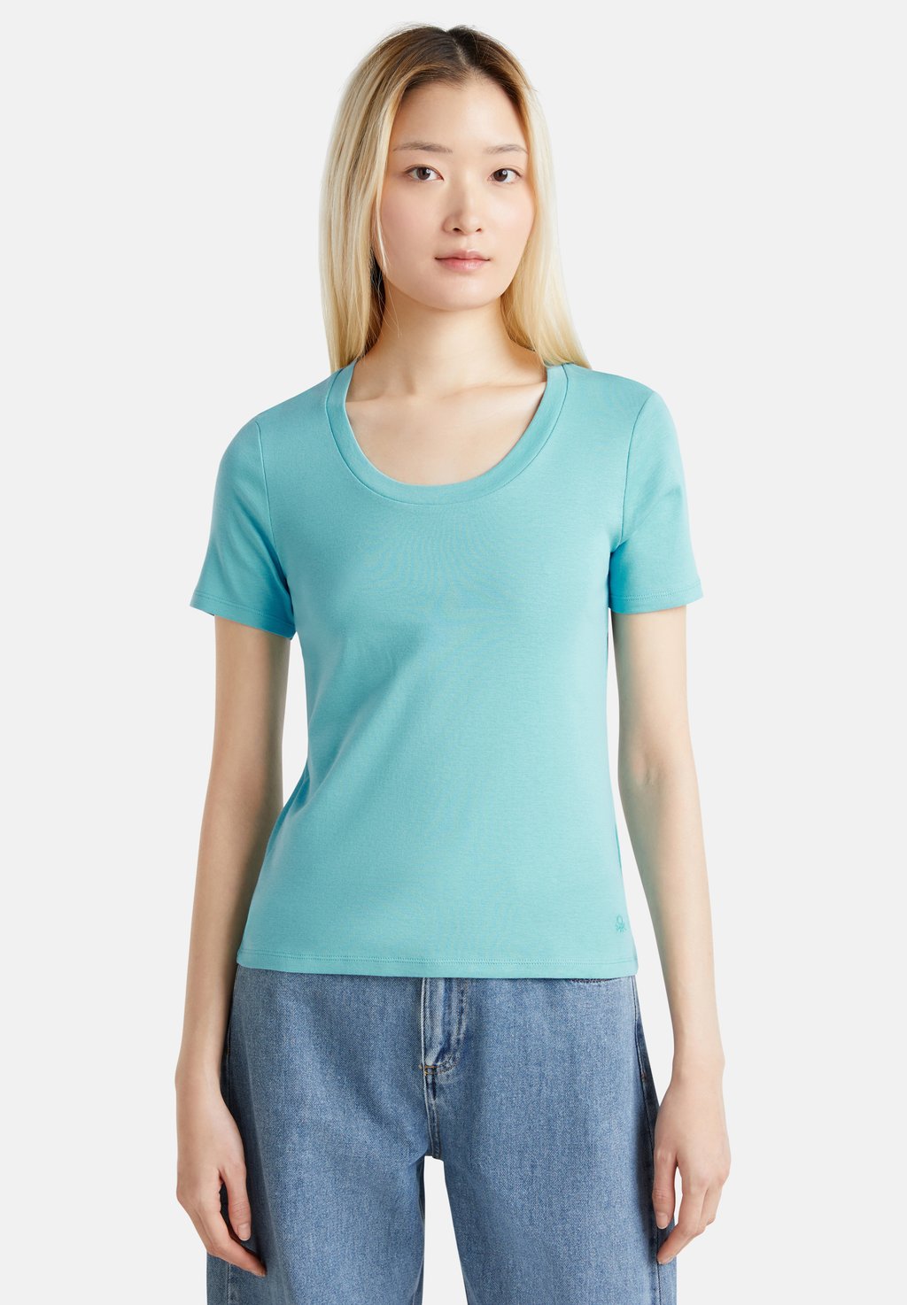 

Базовая футболка SHORT SLEEVE United Colors of Benetton, синий