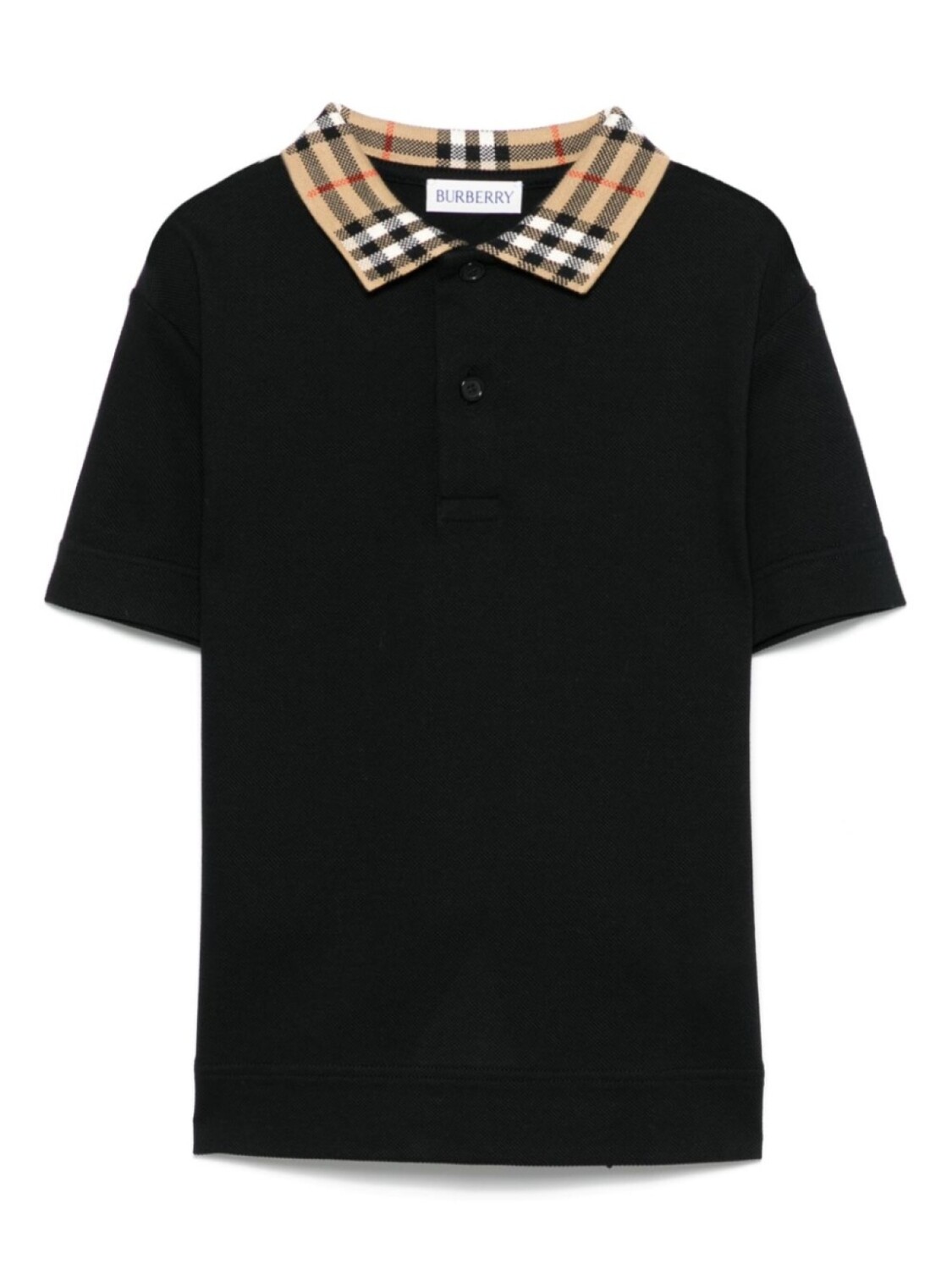 

Рубашка-поло Burberry Kids Vintage Check, черный