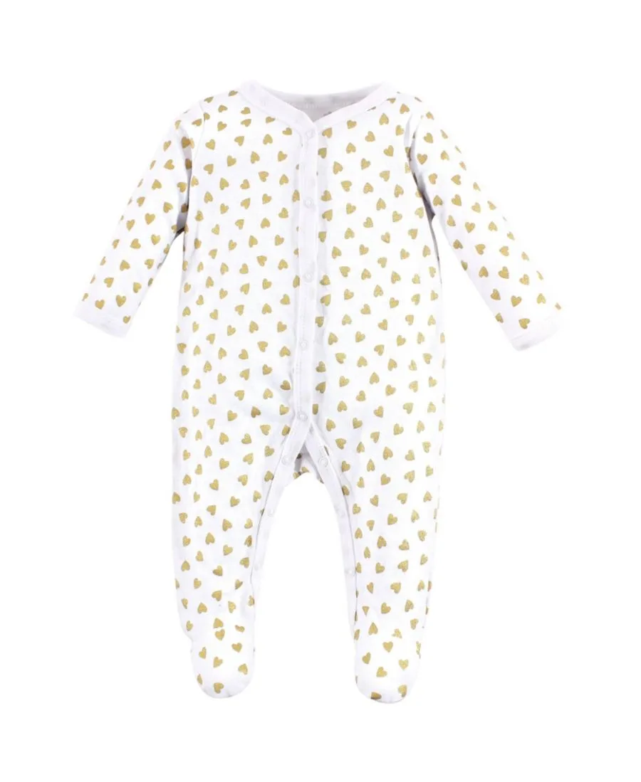 Хлопковый комплект для сна и игр: боди и нагрудник-бандана Hudson Baby, белый — фото 2