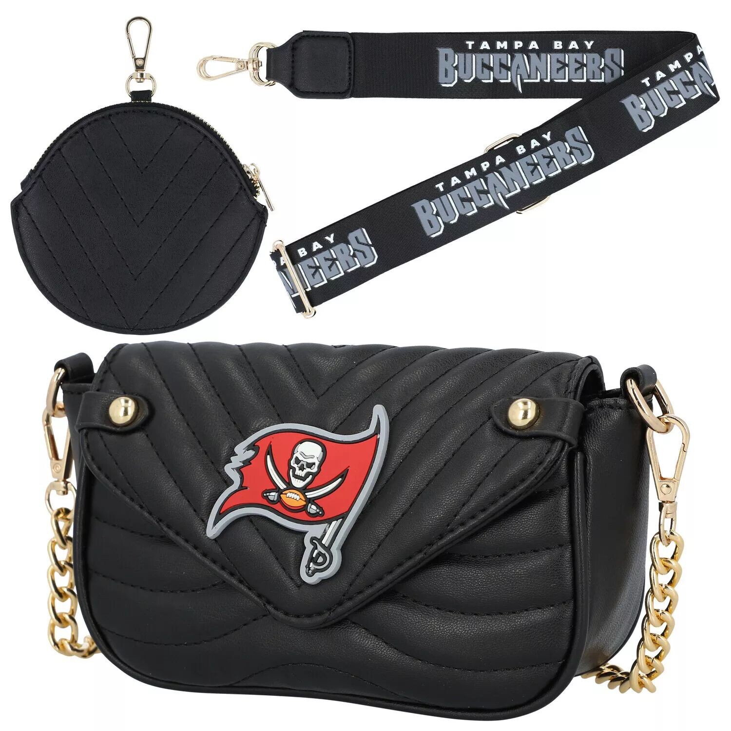 

Женская сумка Cuce Tampa Bay Buccaneers из веганской кожи с ремешком