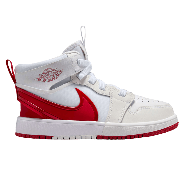 

Кроссовки Air Jordan 1 Mid RM EasyOn PS 'University Red', белый