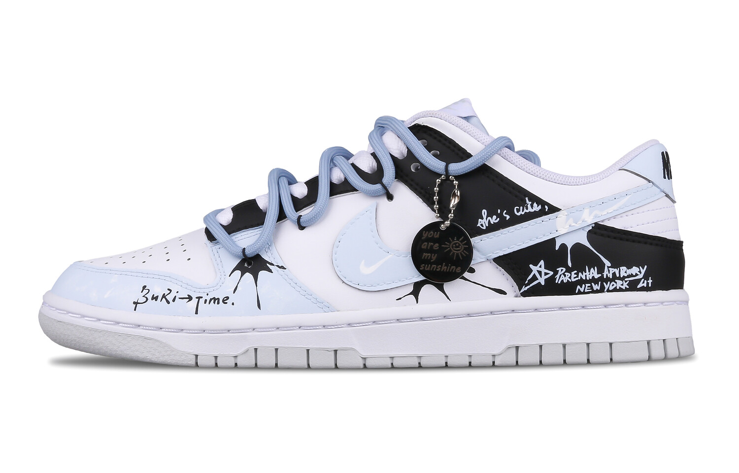 

Мужские кроссовки для скейтбординга Nike Dunk, Morandi blue-black