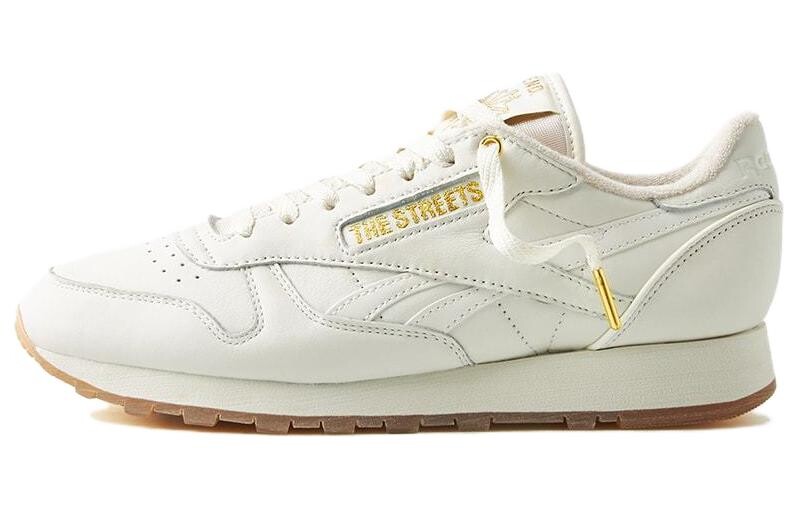 

Кроссовки Reebok Classic Leather END. The Streets Chalk, белый/золотой