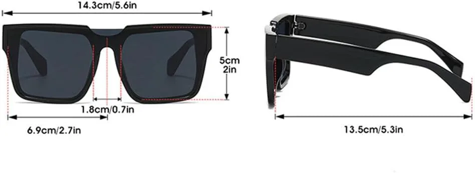 

Солнцезащитные очки UV400 с увеличенной панк-оправой и градиентным покрытием для женщин и мужчин, для бега и занятий спортом на открытом воздухе UYPTK, Blue-black