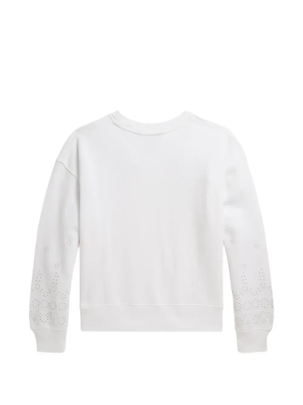 Толстовка с вышивкой Polo Ralph Lauren Kids, белый — фото 2