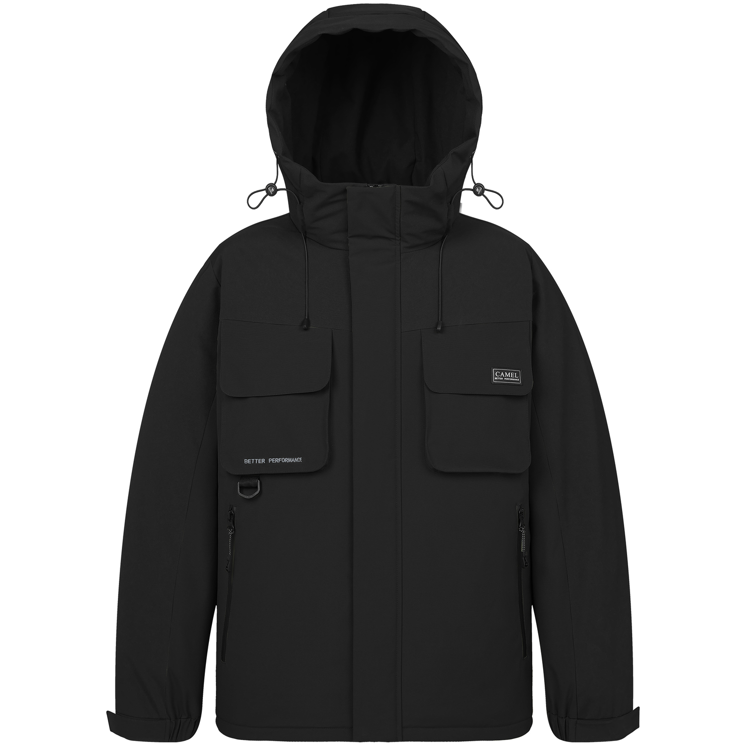 

CAMEL Теплая флисовая серия пуховик Unisex, Phantom Black