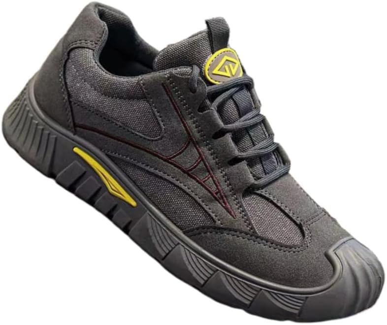 

Мужские дышащие кроссовки - противоскользящая и износостойкая резиновая подошва, амортизирующая стелька из ЭВА и верхний слой - низкий каблук с шнуровкой, подходит как для спорта, так и для повседневной носки Clolinde, серый