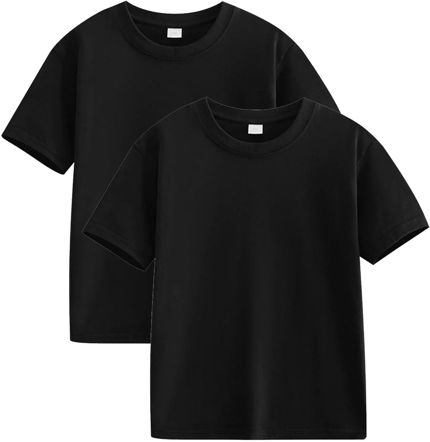 Детские футболки с коротким рукавом, 2 шт., Zzalalana, Black