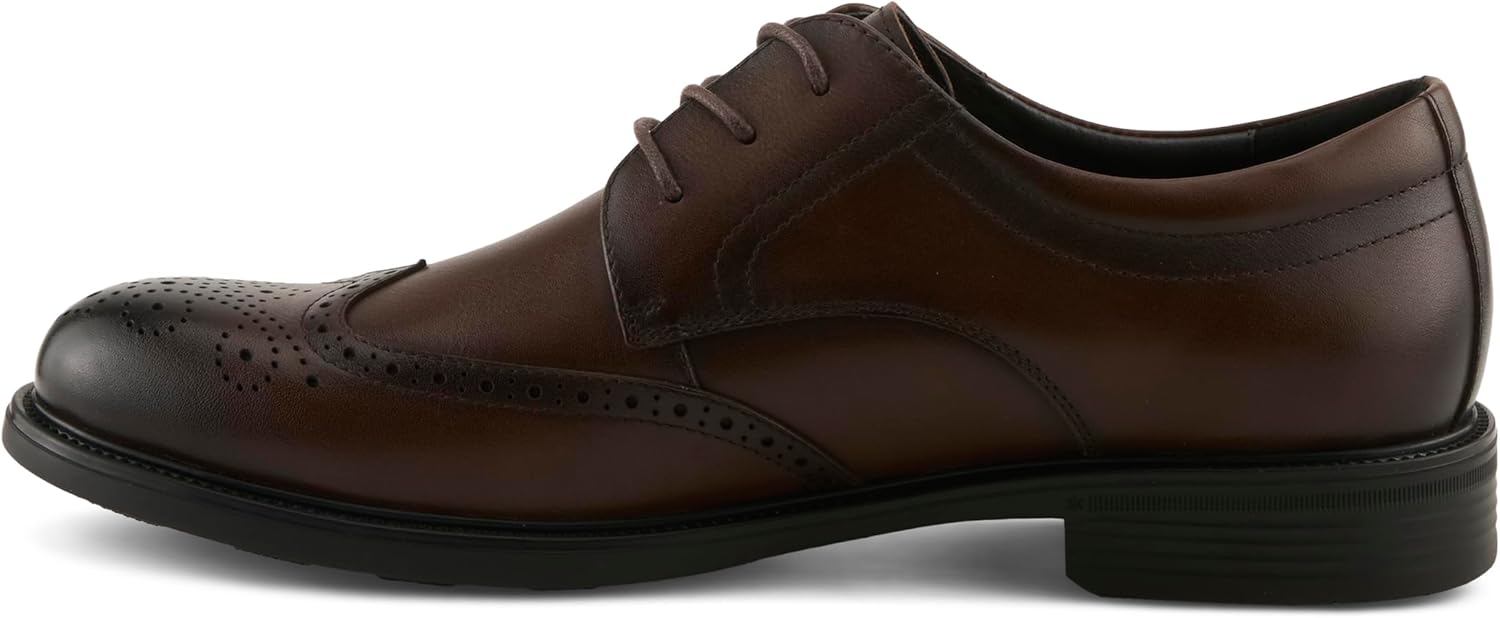 Мужские оксфорды Spring Step KOTAN - классические туфли на шнуровке с каблуком, темно-коричневый — фото 3