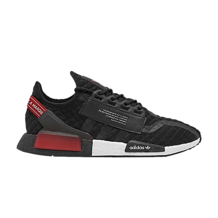 

Кроссовки adidas NMD_R1 V2 'Black White Scarlet', черный
