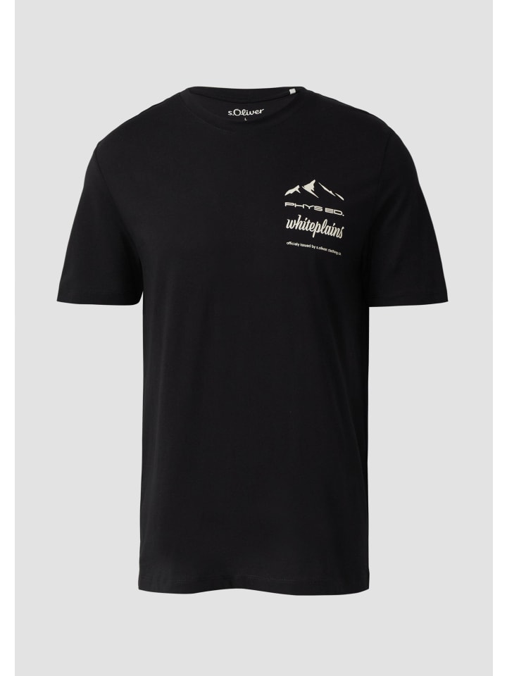 

Футболка в цвете 99D2_black s.Oliver, Черный, Футболка в цвете 99D2_black s.Oliver