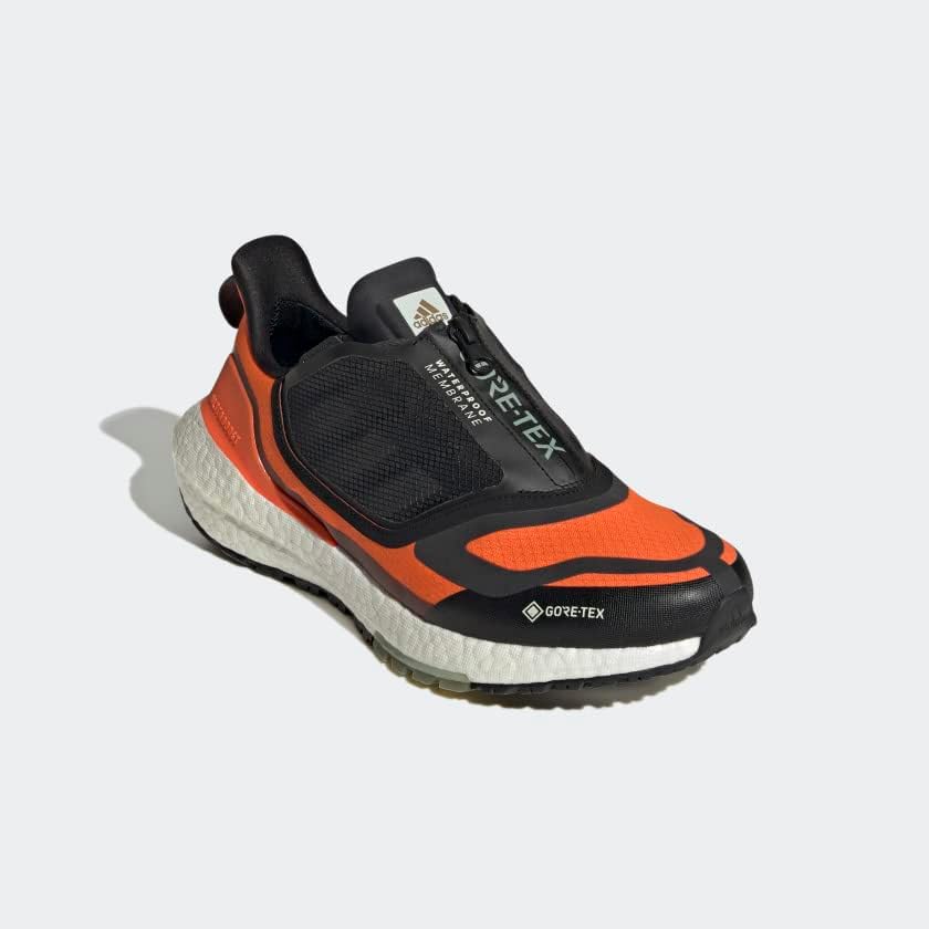 Мужские беговые кроссовки adidas Ultraboost 21 с Gore-Tex, черный/зеленый/оранжевый — фото 4