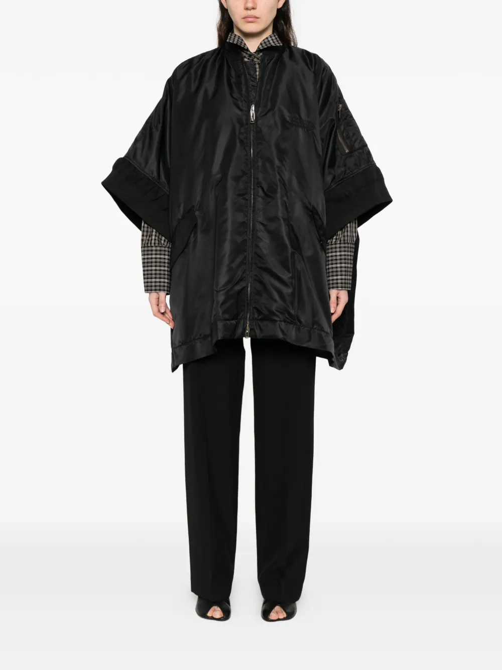 Куртка на молнии Mm6 Maison Margiela, черный — фото 2