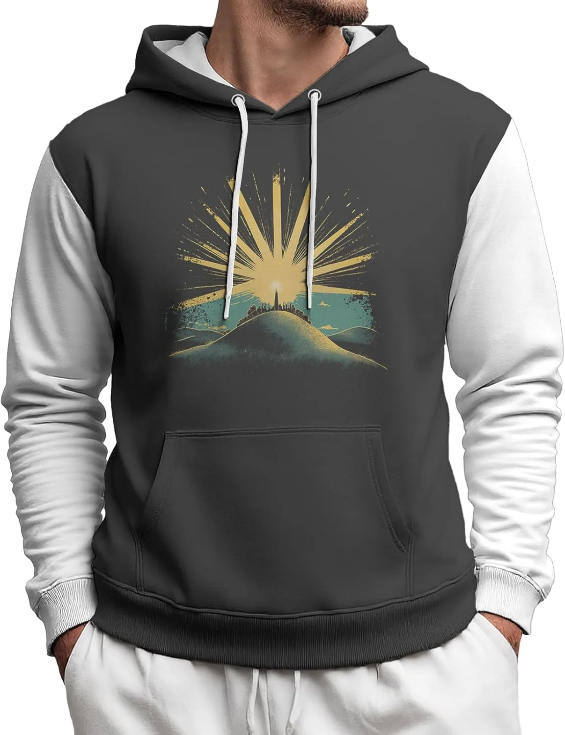 

Мужская толстовка с капюшоном Marsvovo, теплая и комфортная