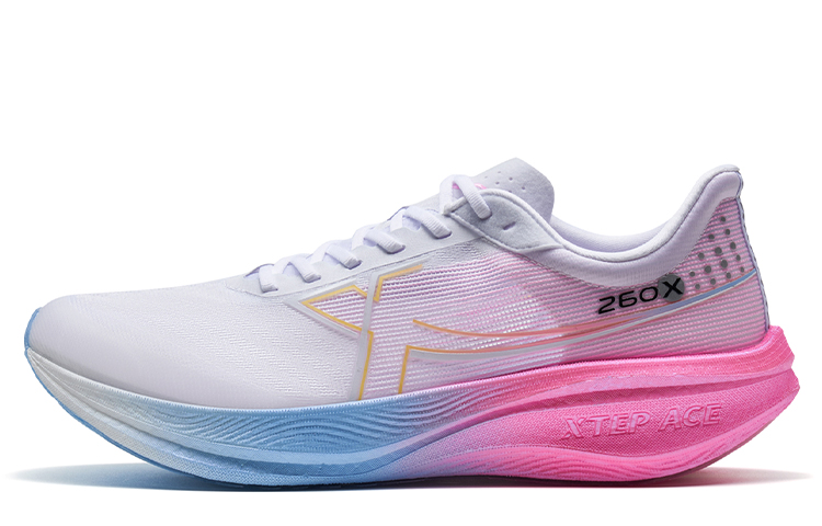 

Кроссовки XTEP 260X 1.0 мужские низкие Sail White/Fluorescent Cherry Blossom Pink