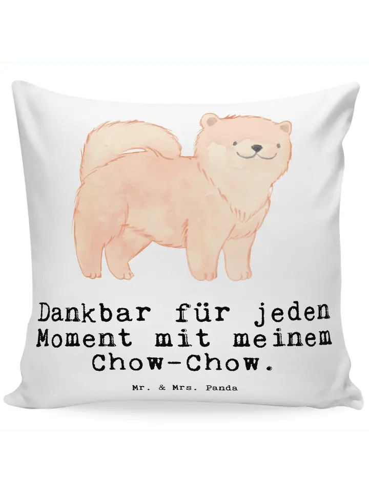 

Подушка Mr & Mrs Panda 40x40 Chow Chow Moment, белый