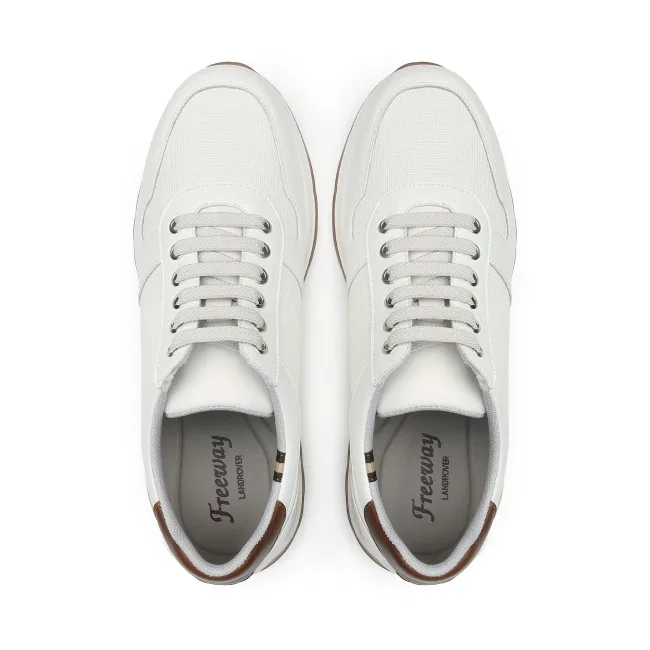 Мужские низкие кроссовки Kumkang Freeway Band Shoelace Jogger, белые — фото 3