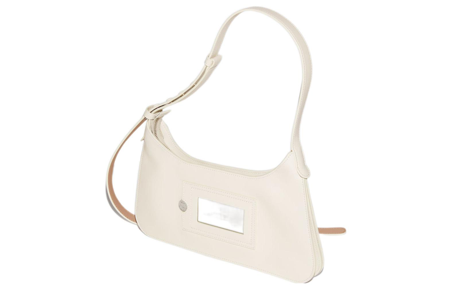 Сумка через плечо из телячьей кожи женская белая Acne Studios — фото 2