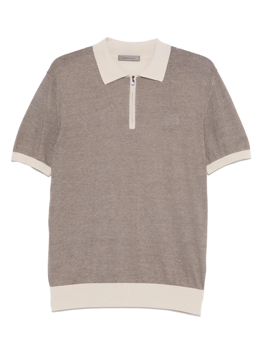 

Трикотажная рубашка-поло Corneliani, коричневый